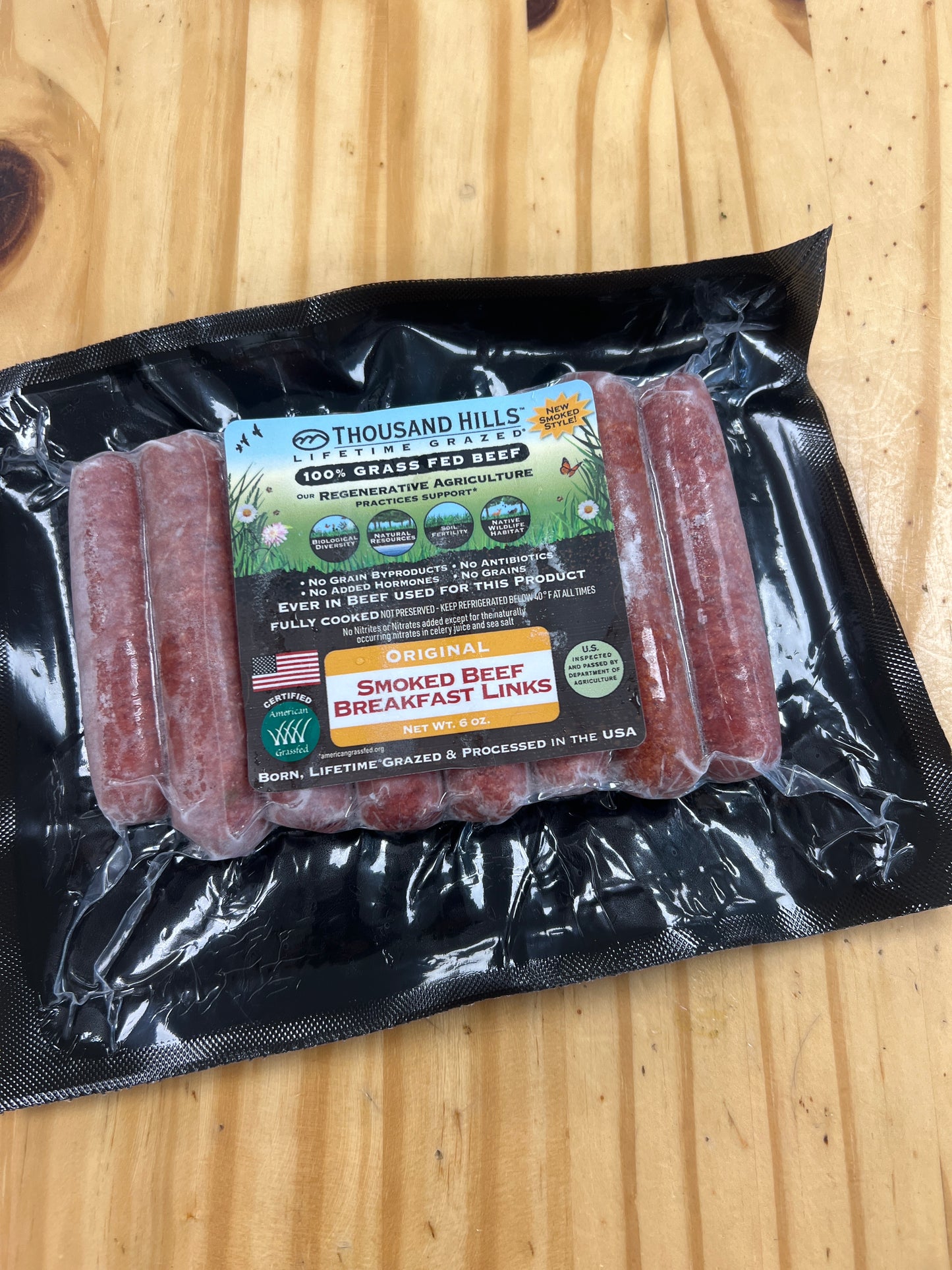 TH Beef Breakfast Links Frozen