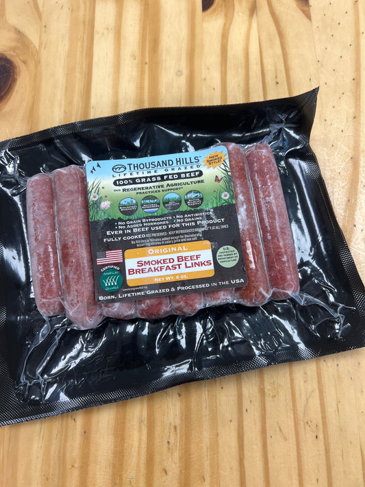 TH Beef Breakfast Links Frozen