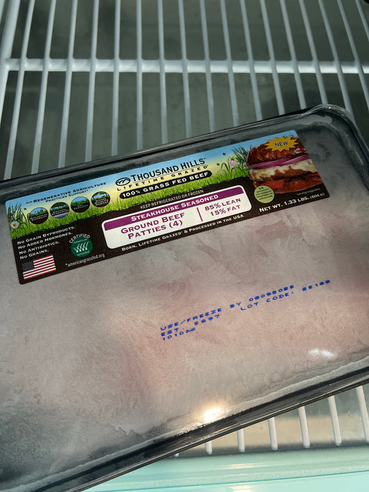 TH Steakhouse Seasoned MAP Patties Frozen