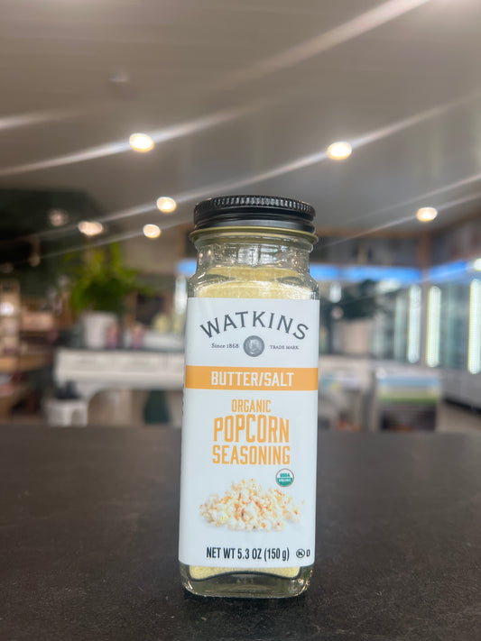 Watkins Butter/Salt Organic Popcorn Seasoning
