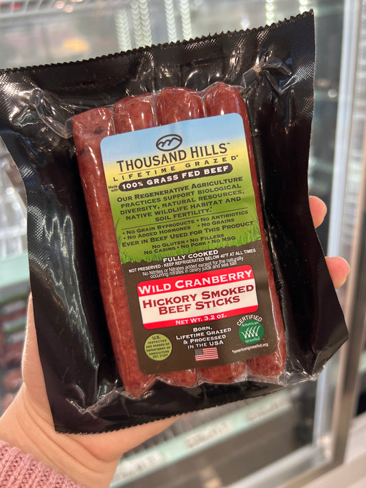 TH Wild Cranberry Beef Sticks