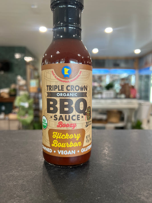 Triple Crown Organic BBQ Sauce - Hickory Bourbon
