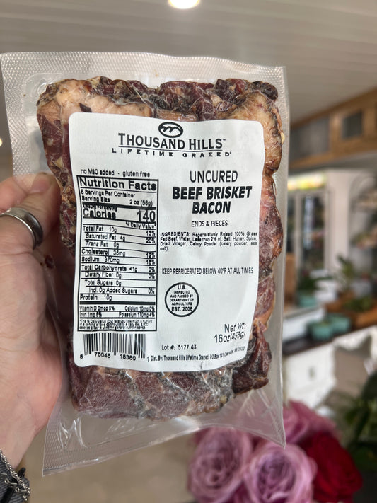 TH Brisket Bacon Ends Frozen
