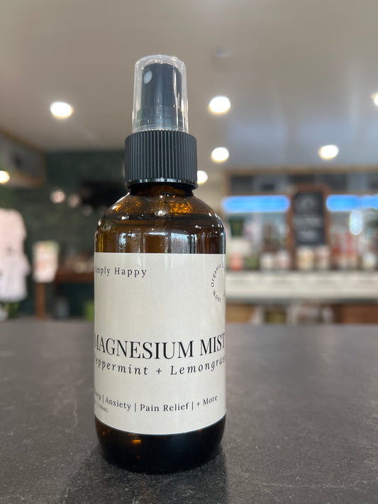 Simply Happy Magnesium Mist Peppermint + Lemongrass