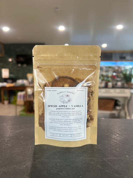 Simply Happy Spiced Apple + Vanilla MINI Simmer Pot