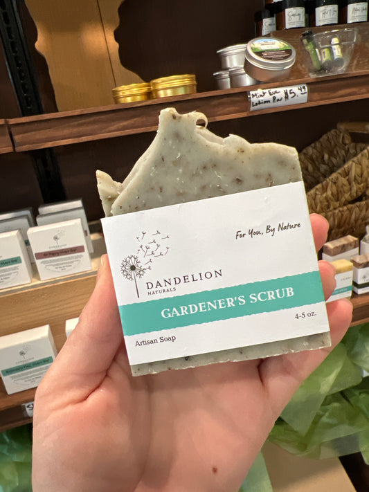 Dandelion Gardener’s Scrub Soap