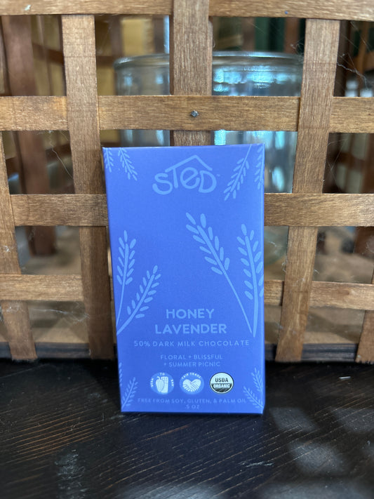 Sted Honey Lavender Mini Chocolate Bar