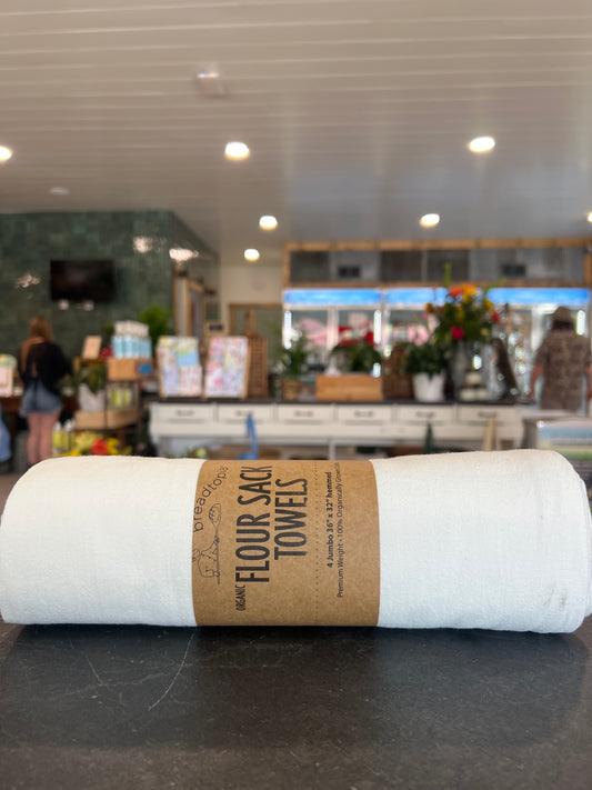 Breadtopia Jumbo Organic Flour Sack Towel (Set of 4)