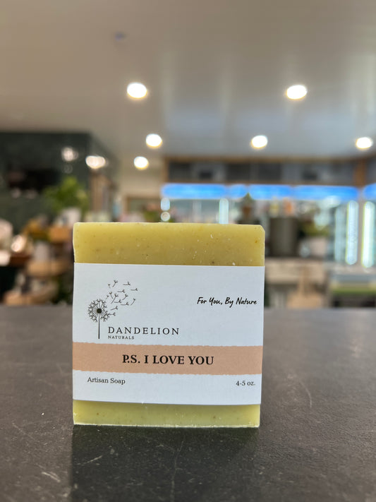 Dandelion P.S. I Love You Soap