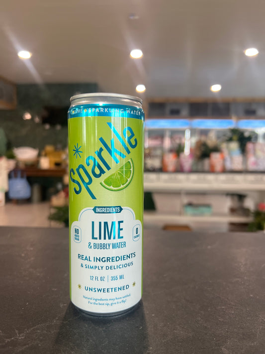 Sparkle Sparkling Water- Lime SINGLE