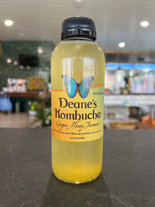Deane’s Ginger Honey Turmeric Kombucha