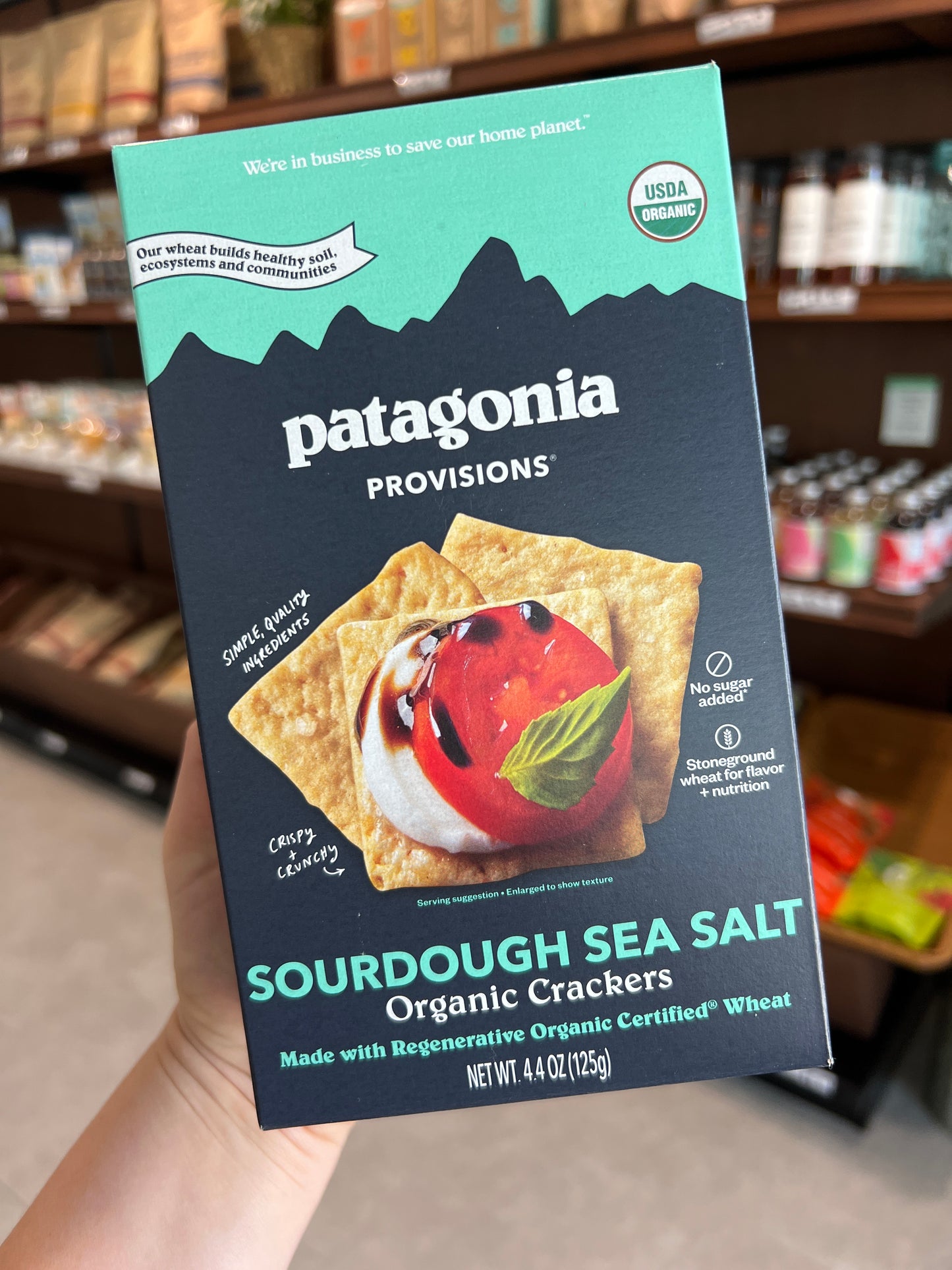 Patagonia Provisions - Organic Sourdough Sea Salt Crackers