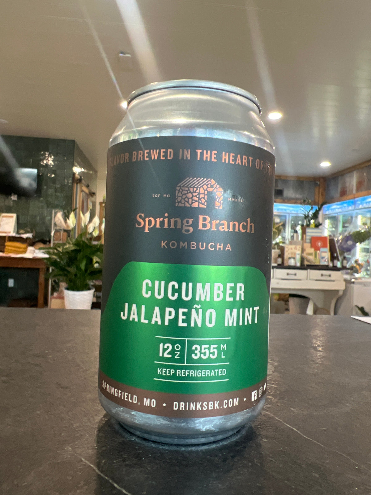 Spring Branch Kombucha - Cucumber Jalapeno Mint
