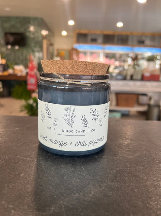 A + I Candles- Sweet Orange + Chili Peppers