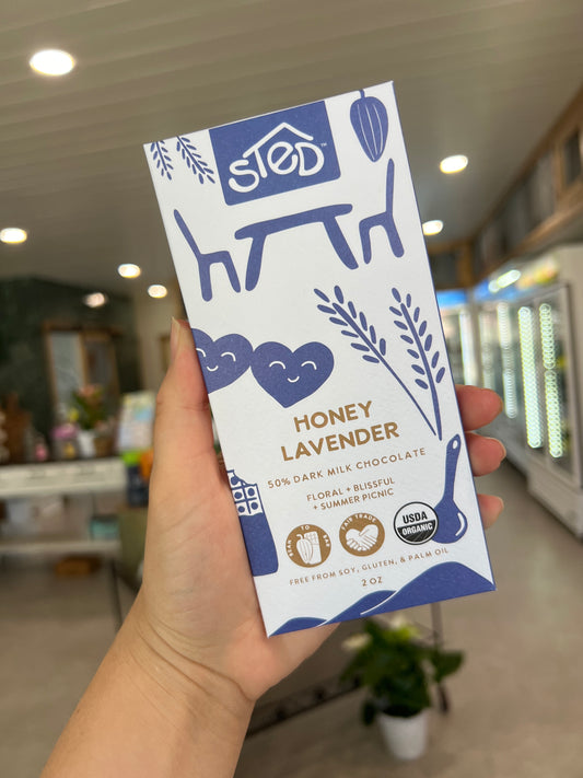 Sted Honey Lavender Full Size Chocolate Bar