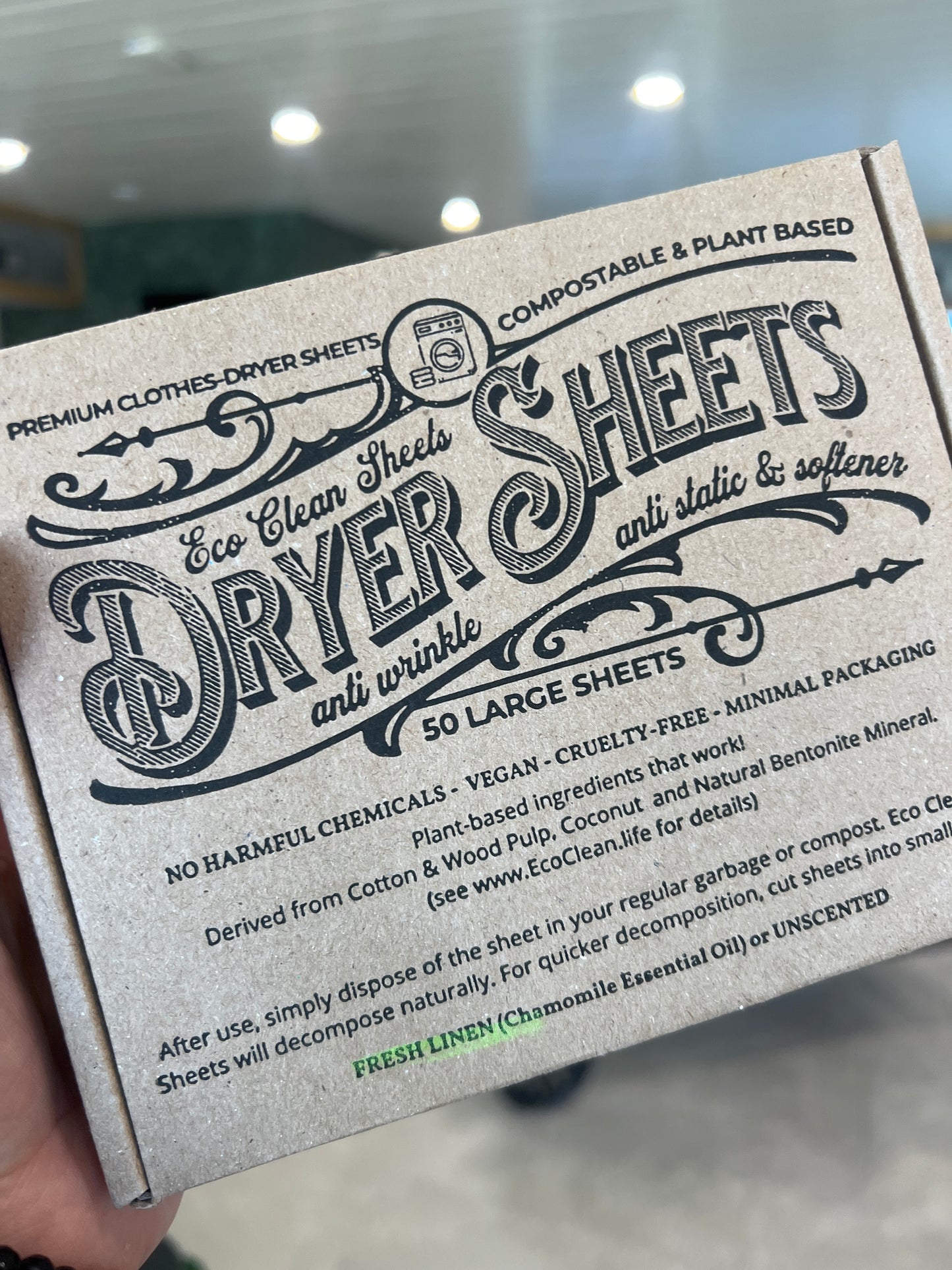 Symbiotic Products Dryer Sheets - Fresh Linen