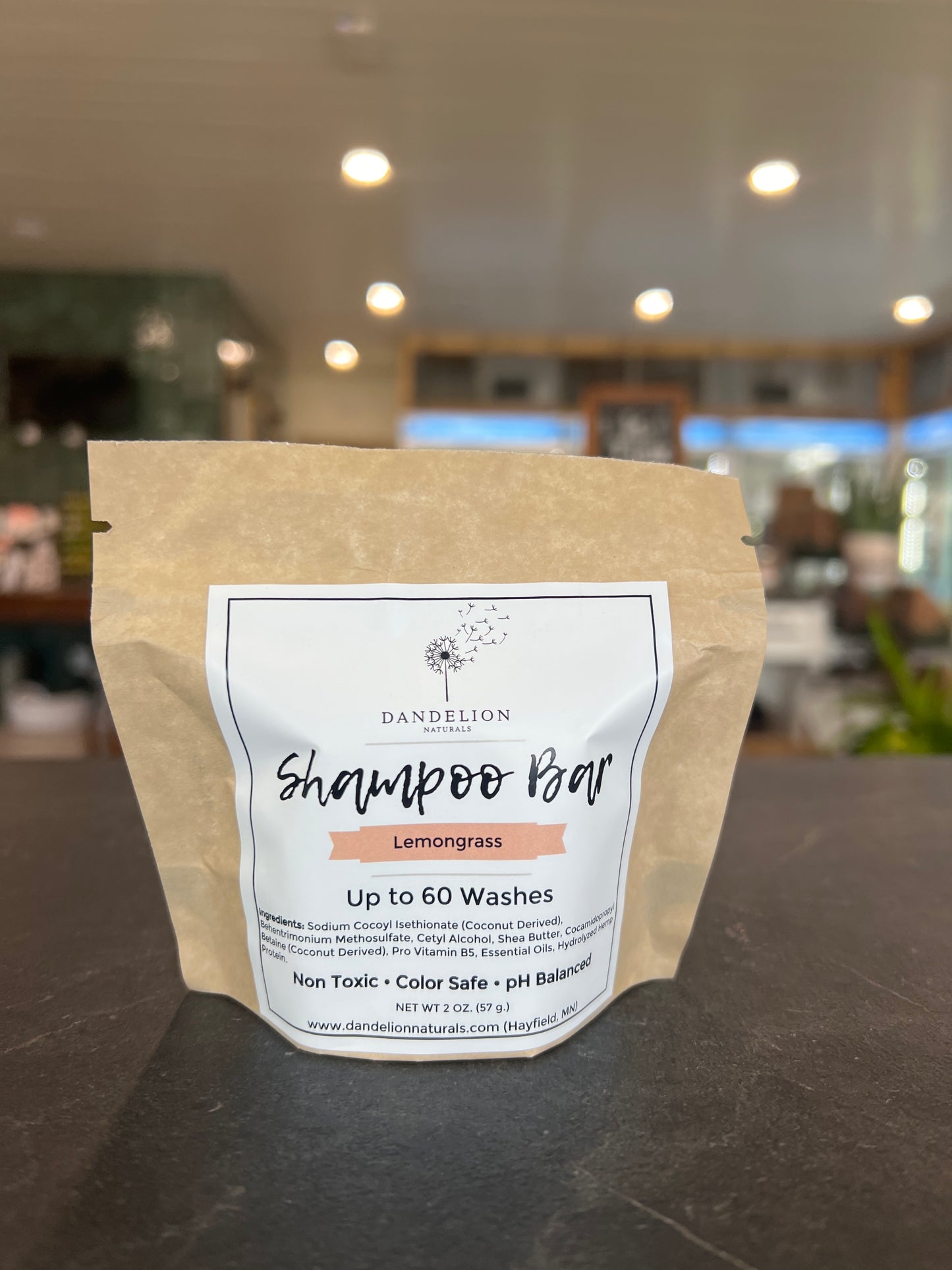 Dandelion Naturals Shampoo Bar - Lemongrass