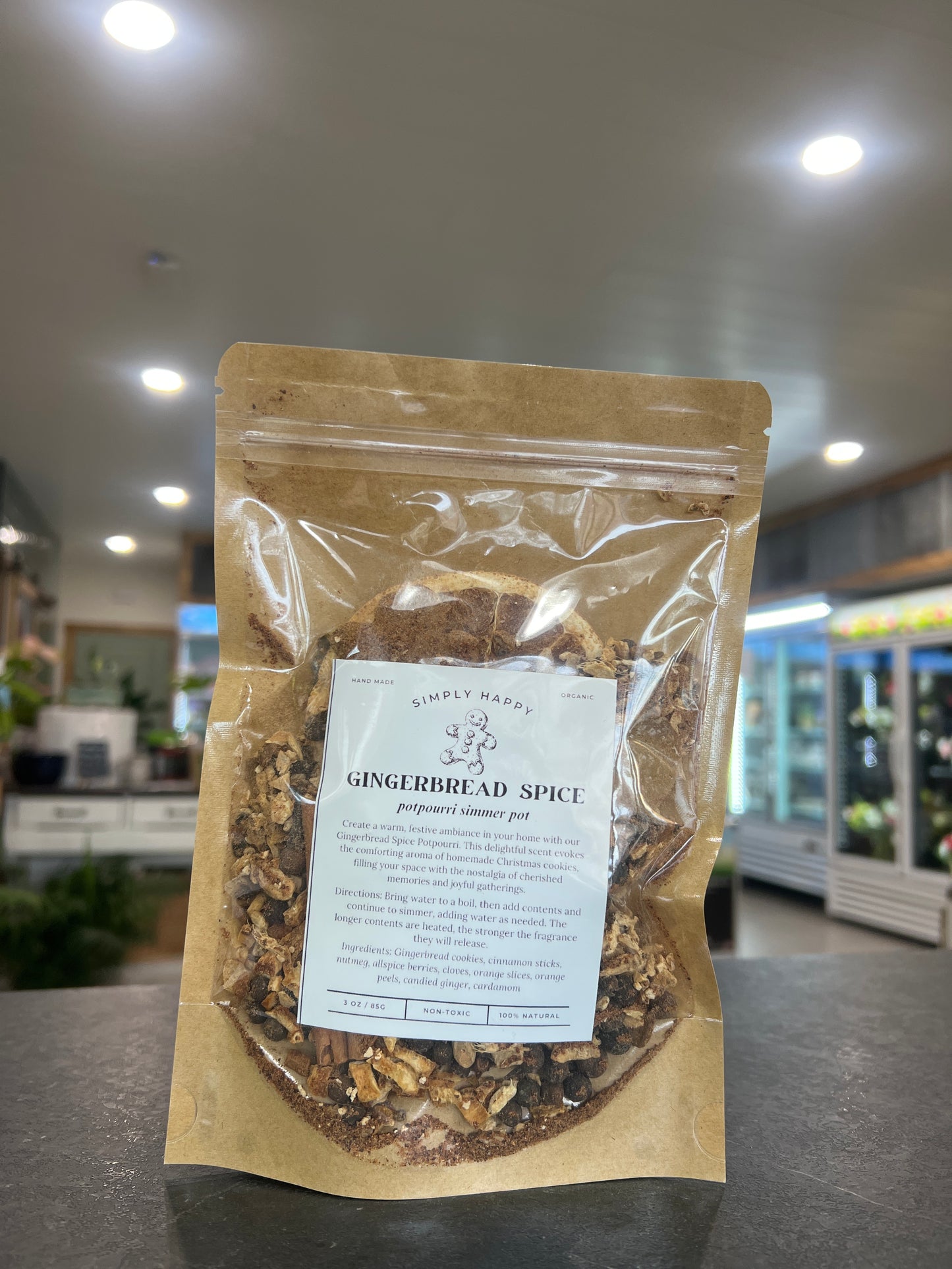 Simply Happy Gingerbread Spice Simmer Pot