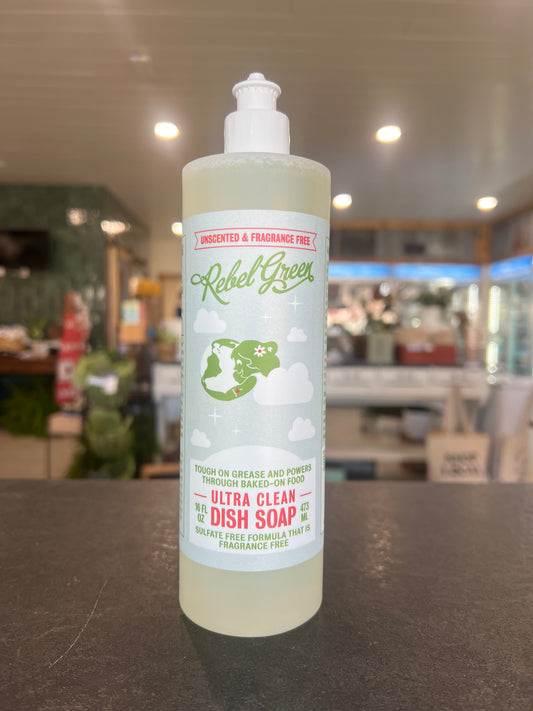 Rebel Green Dish Soap - Unscented