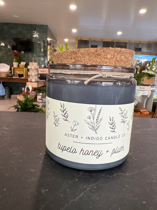 A + I Candles- Tupelo Honey + Plum