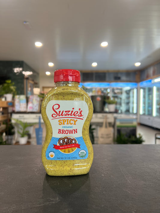 Suzies Organic Spicy Brown Mustard