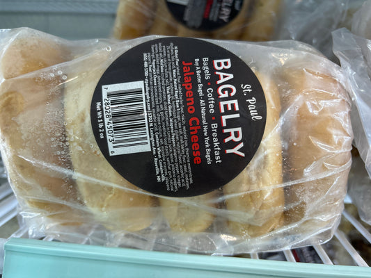 St Paul Bagelry Jalepeno Cheese Frozen 5ct