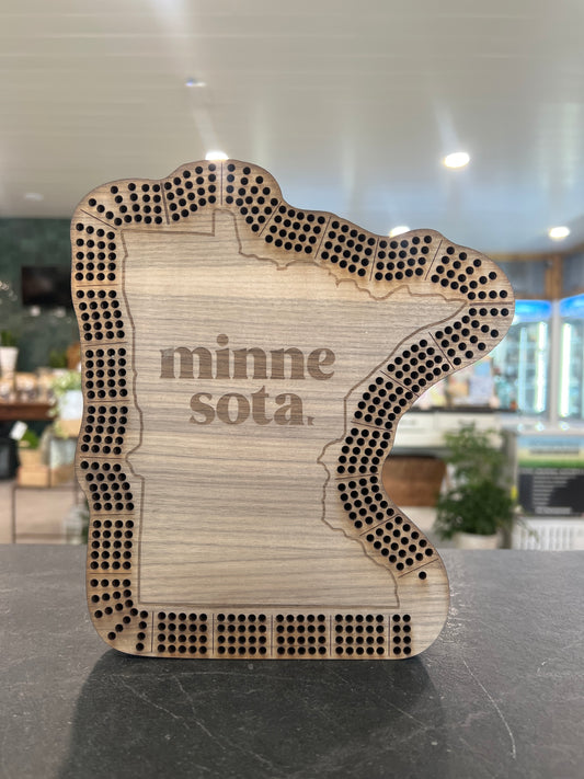 218 - Minnesota Cribbage Board