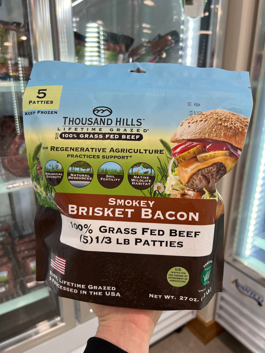 TH Smokey Brisket Bacon Patties