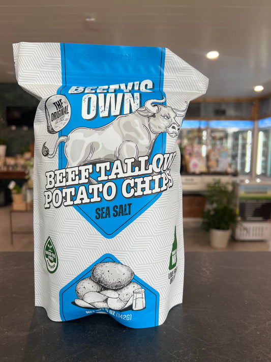 Beefys Own Beef Tallow Potato Chips - Sea Salt
