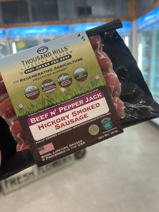 TH Beef N’ Pepper Jack Hickory Smoked Sausage Frozen