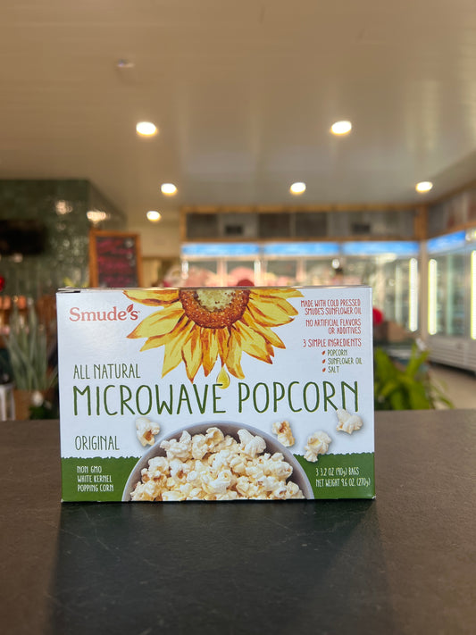Smudes All Natural Microwave Original Popcorn
