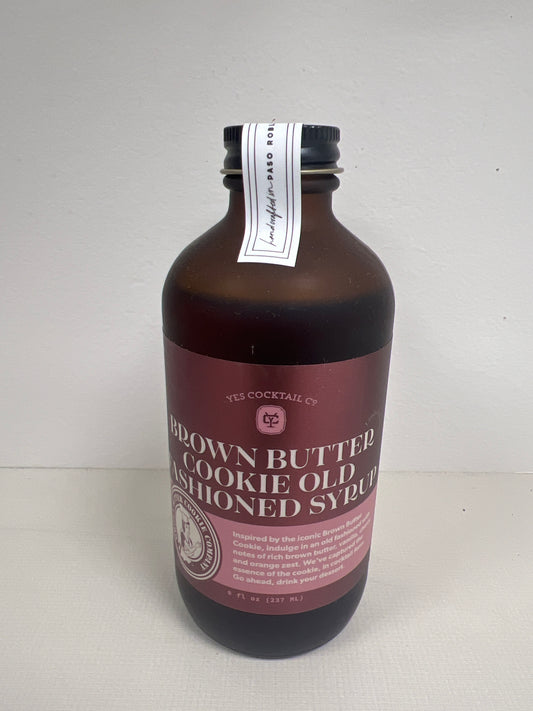 Yes Cocktail Co. Brown Butter Cookie Old Fashioned Syrup