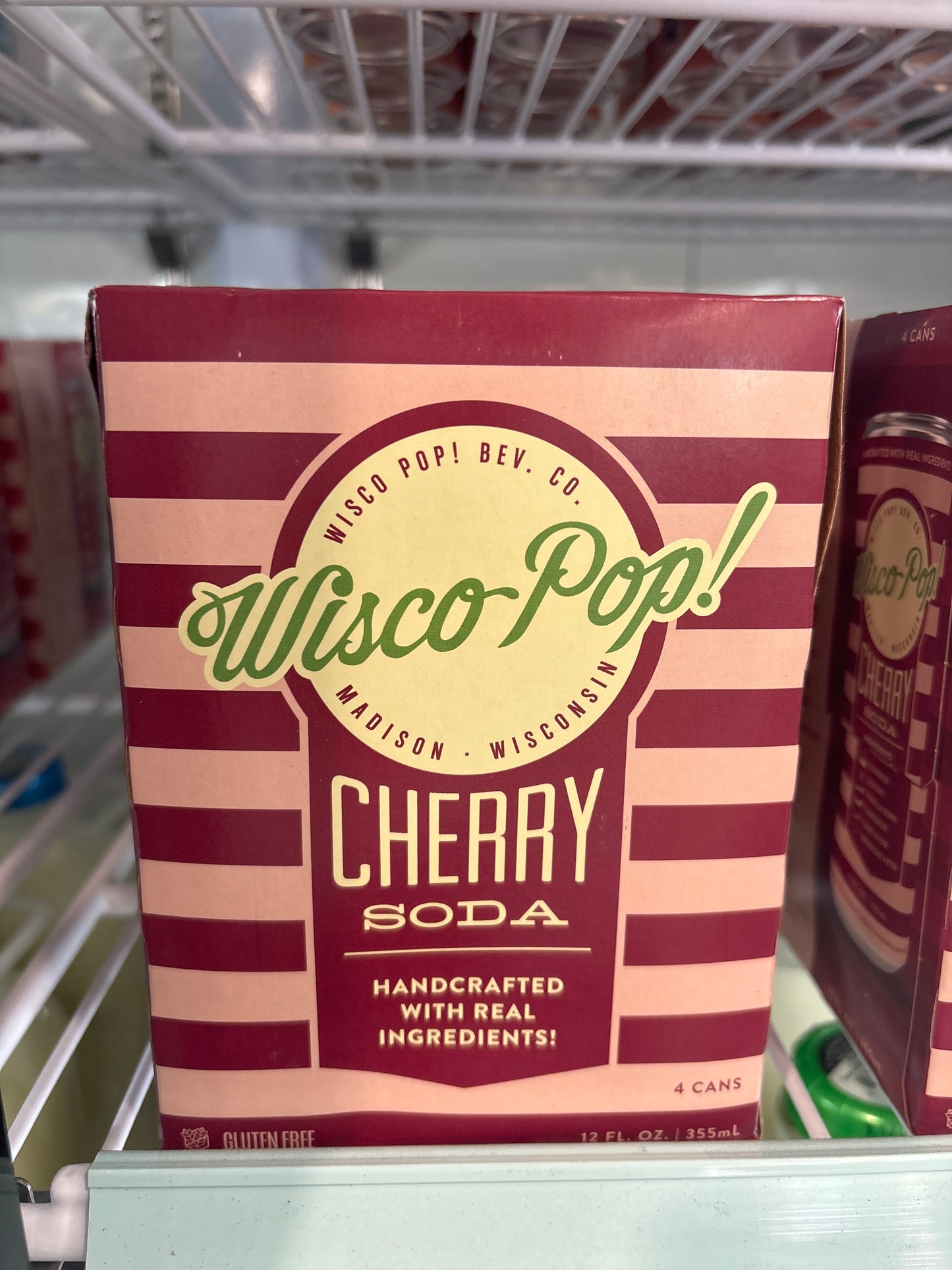 Wisco Pop Cherry Soda 4 pk