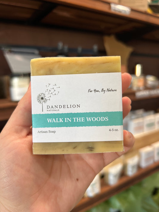 Dandelion Walk in the Woods