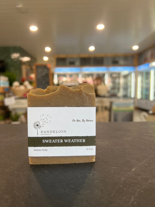 Dandelion Sweater Weather Soap
