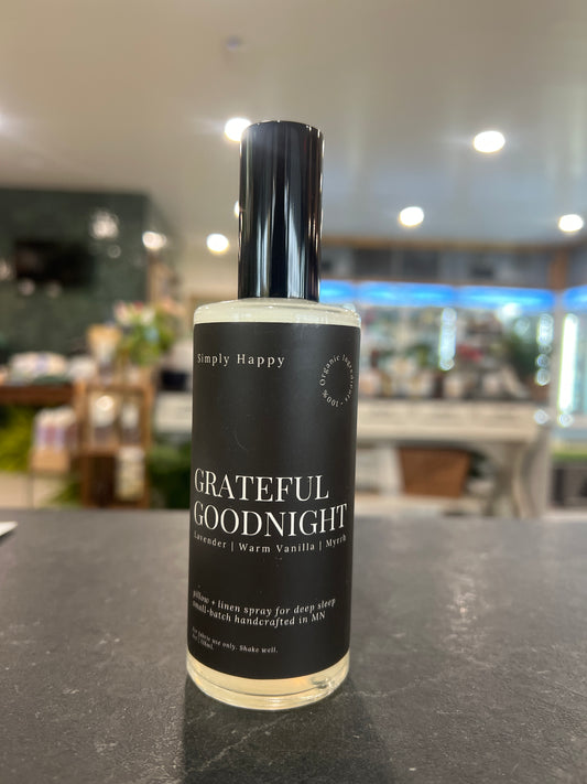 Simply Happy Pillow & Linen Spray - Grateful Goodnight