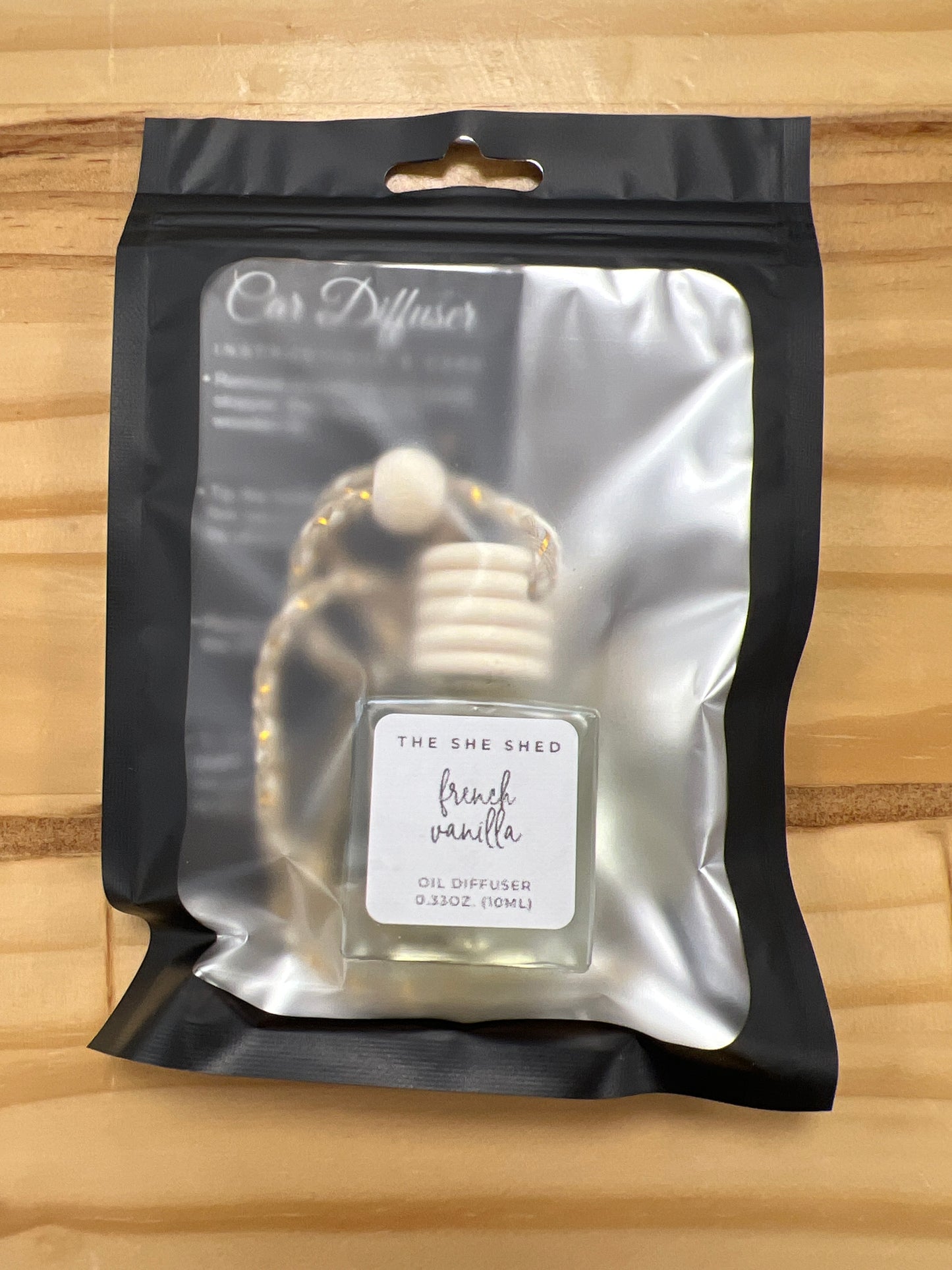 She Shed Co. Car Diffuser - French Vanilla
