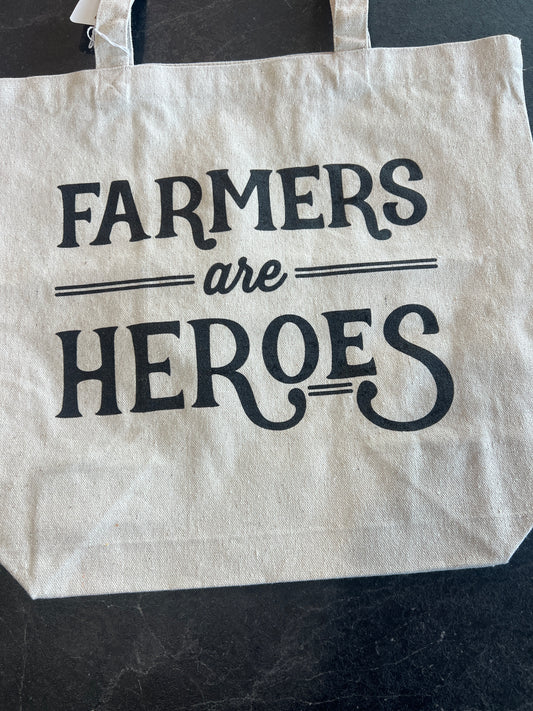 Gladfolk Farmers Are Heroes Tote Bag
