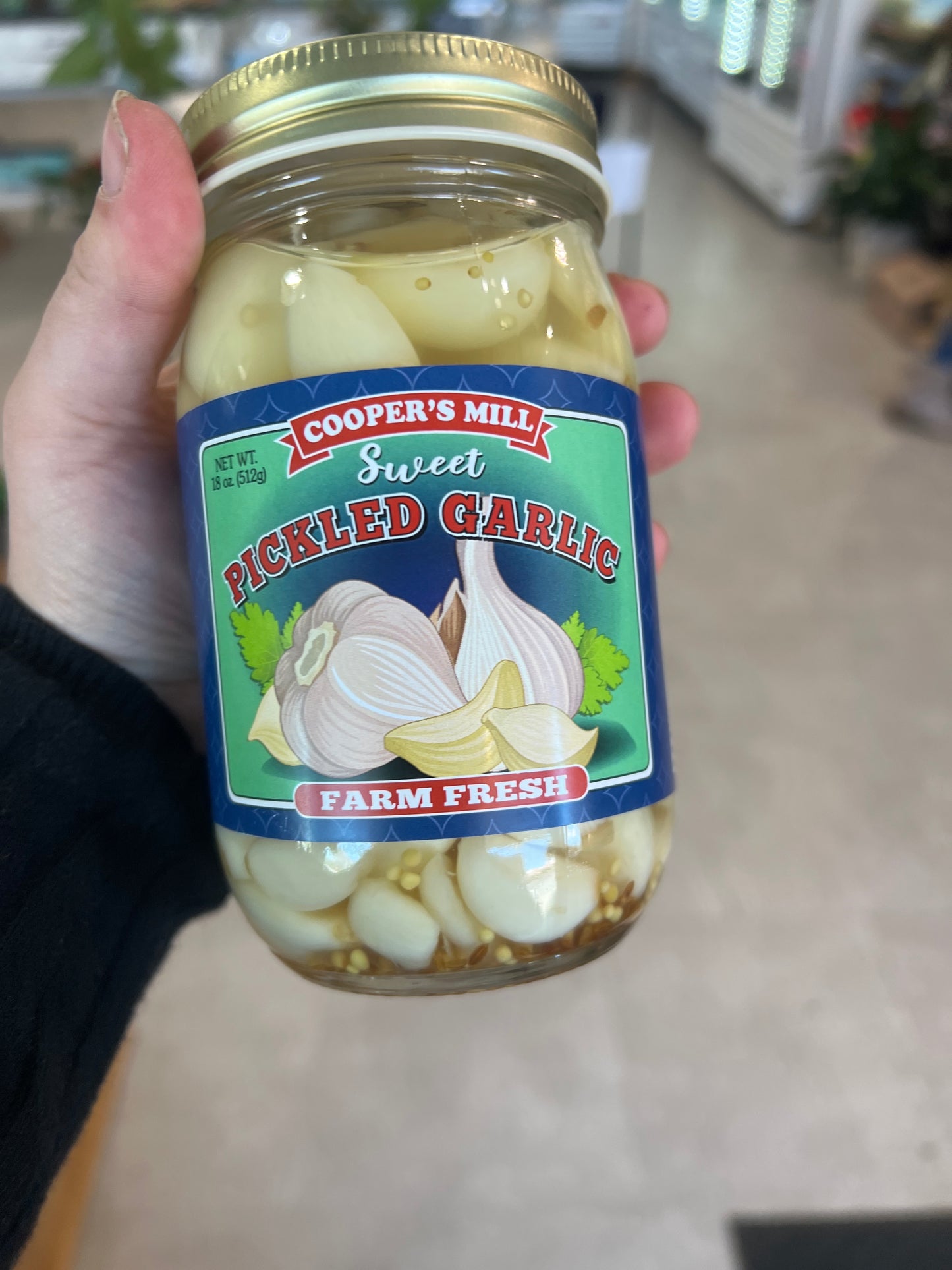 Cooper’s Mill Sweet Pickled Garlic