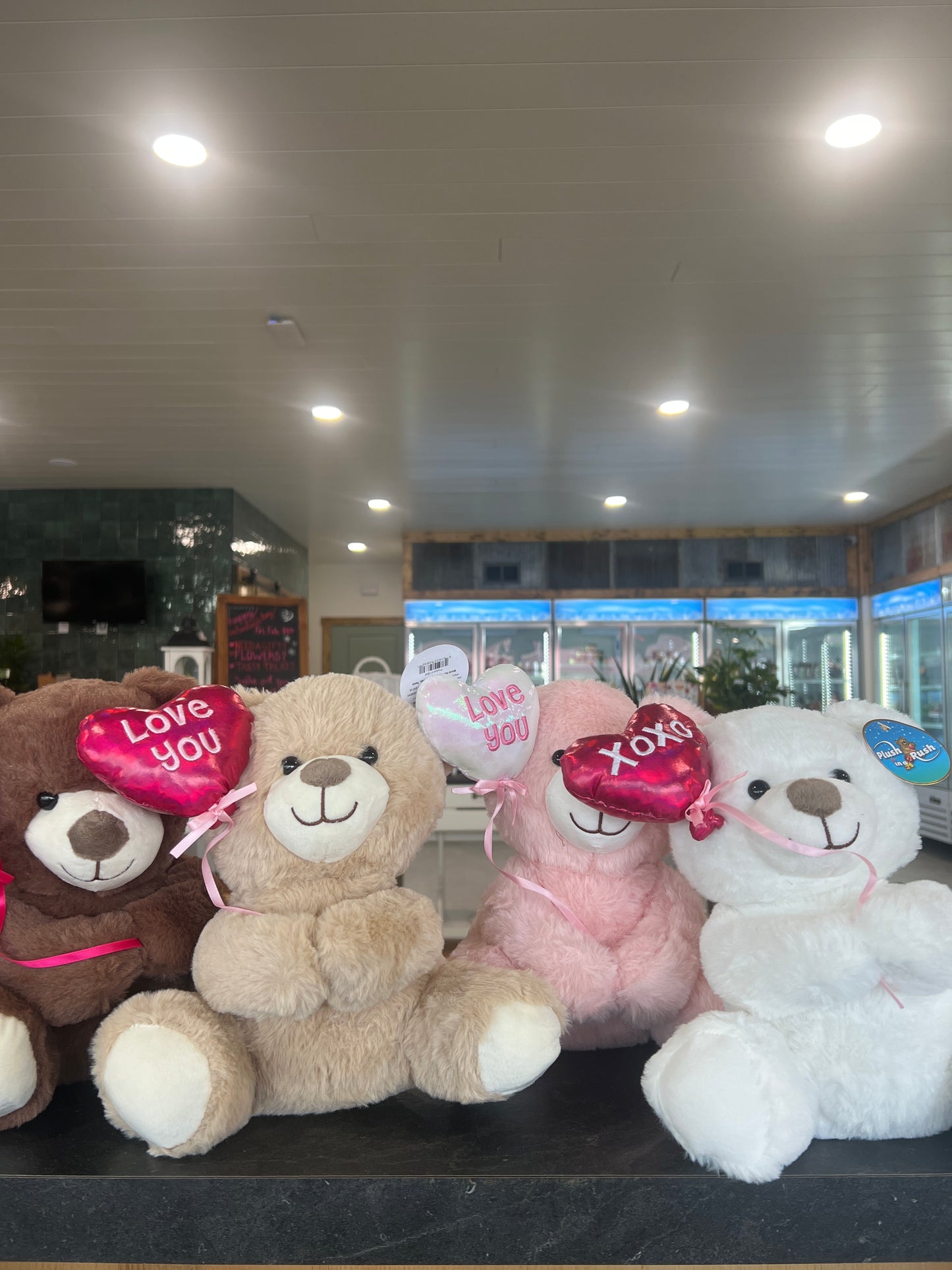 9” Valentine Balloon Bear