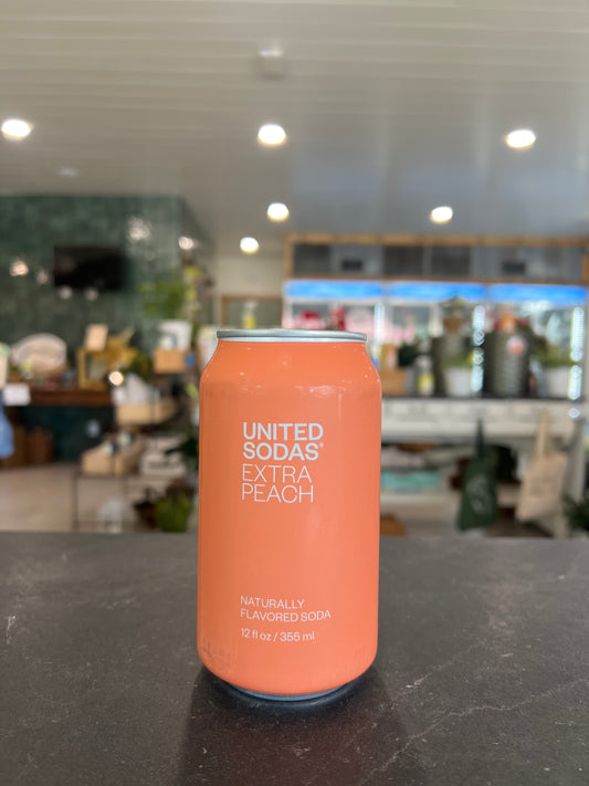 United Sodas Extra Peach