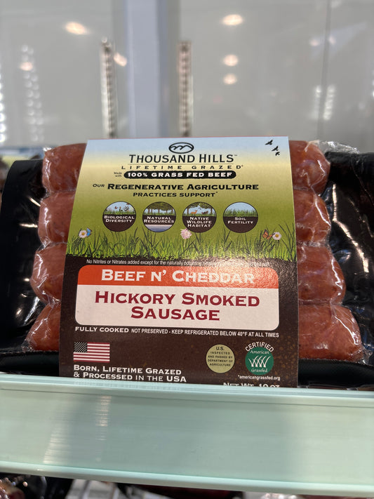 TH Beef N’ Cheddar Hickory Smoked Sausage