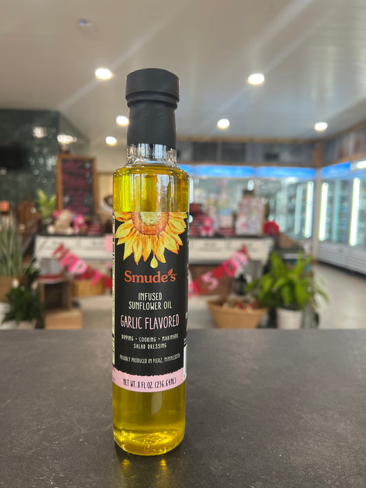 Smudes Garlic Infused Sunflower Oil