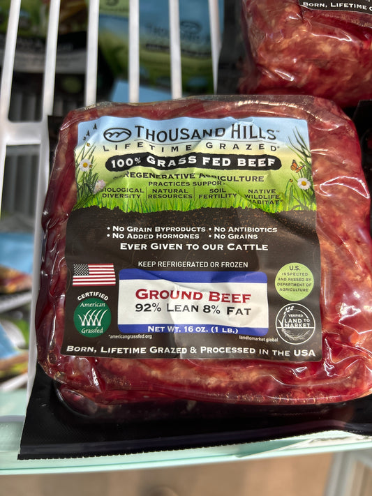 TH 92/8 Ground Beef Frozen