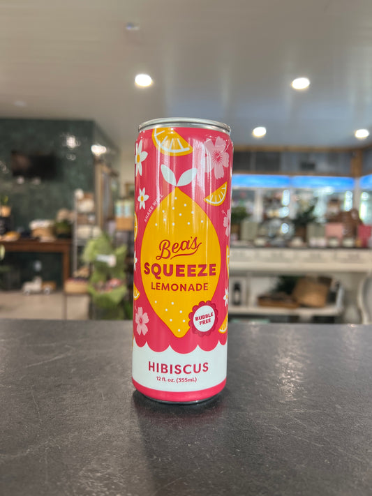 Beas Squeeze Hibiscus Lemonade Can