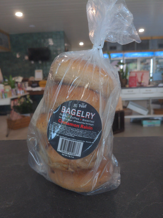 St Paul Bagelry Cinnamon Raisin Frozen 5ct