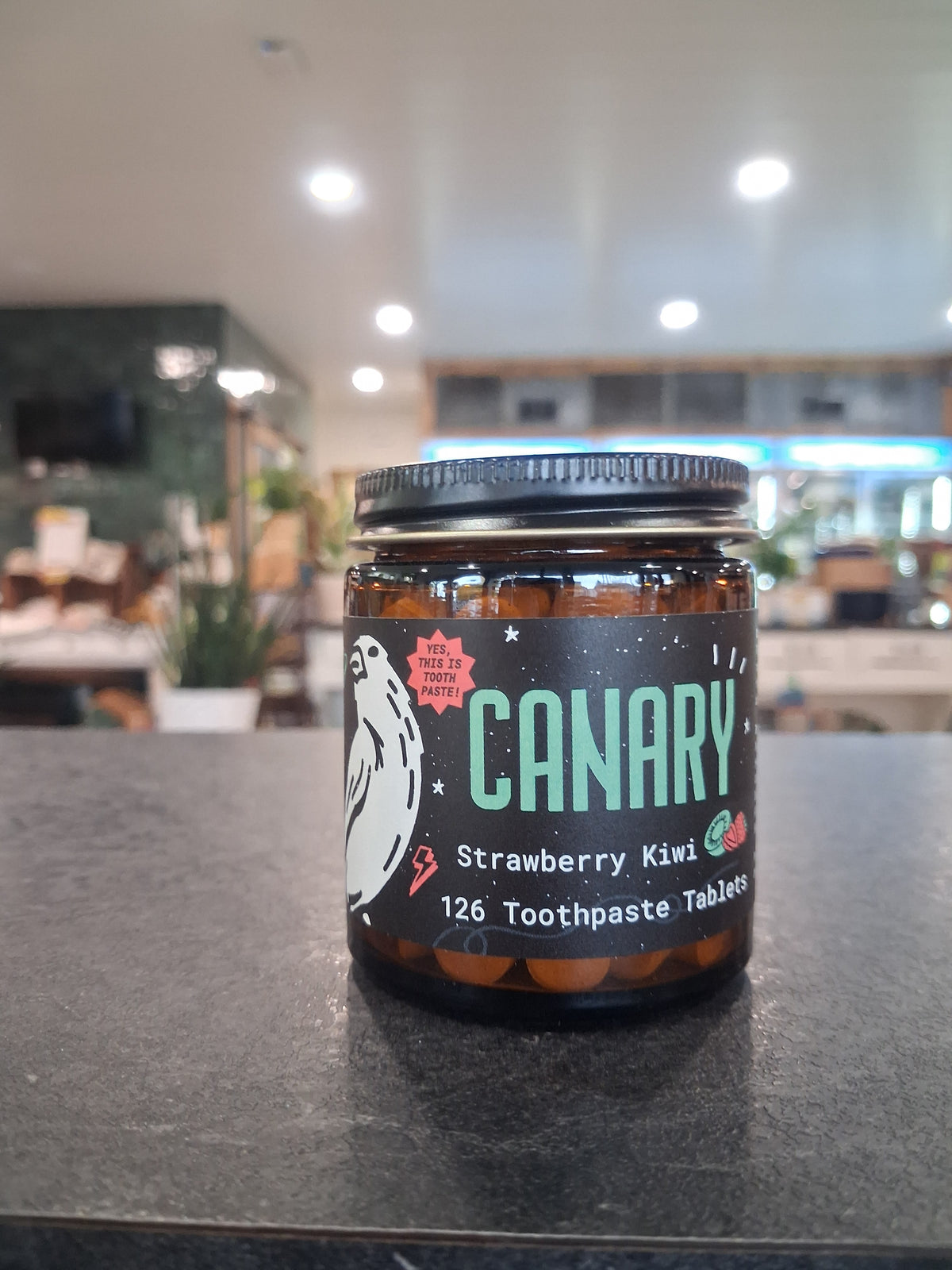 Canary Strawberry Kiwi Toothpaste Tablets